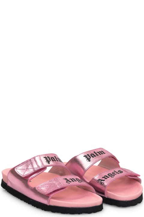 Homeware Palm Angels Leather Logo Sandals