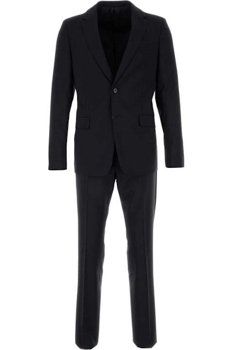 Homeware Prada Midnight Blue Wool Blend Suit