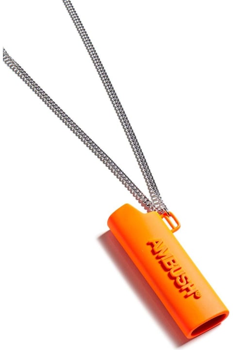 Jewelry Sale for Men AMBUSH Logo Lighter Case Necklace