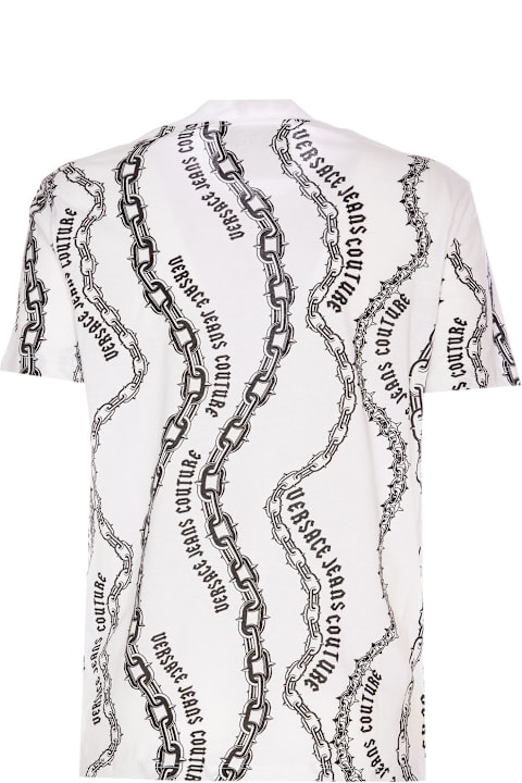 Homeware Versace Jeans Couture Chain Couture Printed Crewneck T-shirt