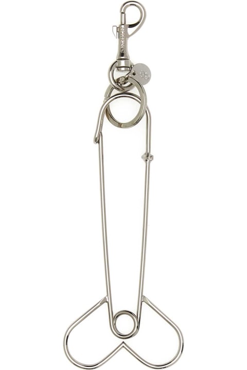 Fashion for Men J.W. Anderson Silver Metal Key Ring