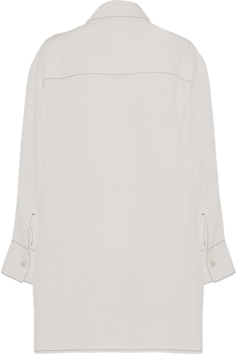 'S Max Mara Topwear for Women 'S Max Mara Buttoned Long-sleeved Top