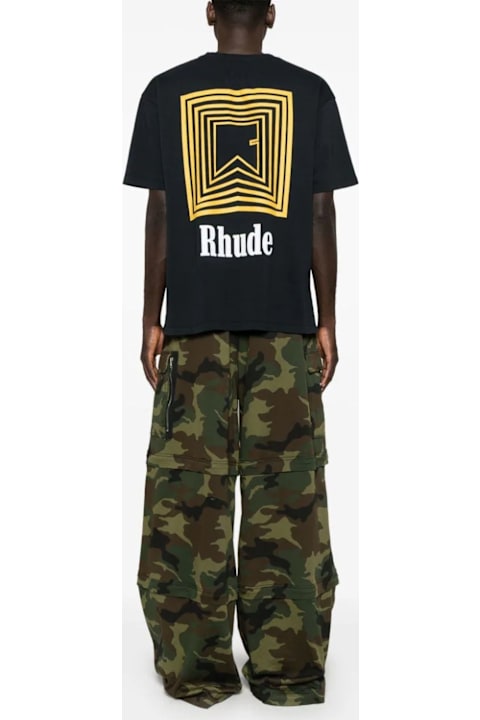 Rhude لـ Men Rhude Rhude T-shirts And Polos Blue