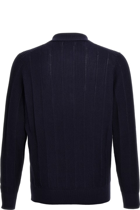 Topwear for Men Brunello Cucinelli Knitted Polo Shirt