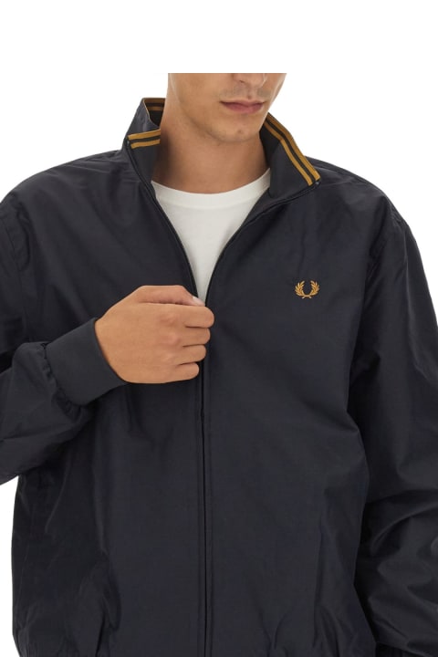Fred Perry Coats & Jackets for Men Fred Perry Jacket With Logo