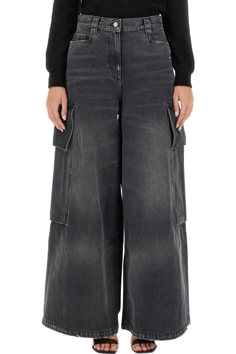 Palm Angels for Women Palm Angels Wide Parachute Jeans