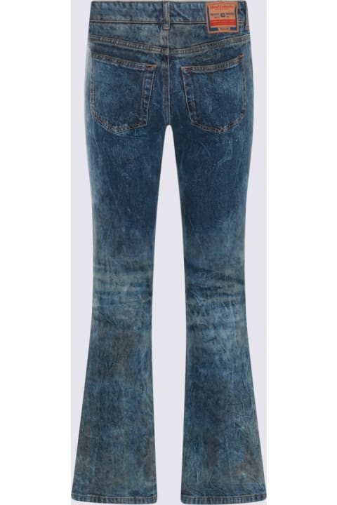Diesel Jeans for Women Diesel Blue Cotton Denim Jeans