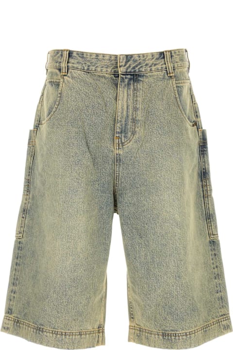 Entire Studios لـ Men Entire Studios Denim Bermuda Shorts