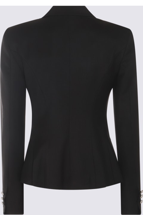 Balmain Coats & Jackets for Girls Balmain Black Wool Blend Blazer