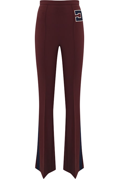 Elisabetta Franchi Pants & Shorts for Women Elisabetta Franchi Straight Stretch Crepe Trousers