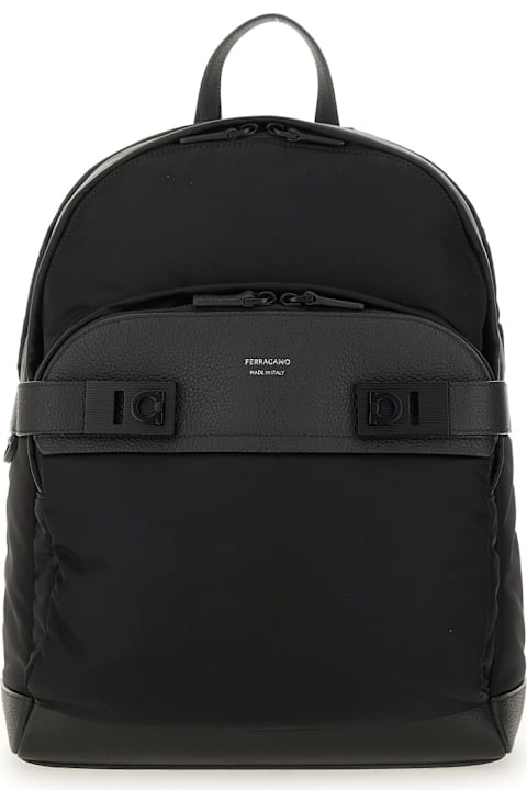 Ferragamo for Kids Ferragamo Backpack With Buckles "hooks"