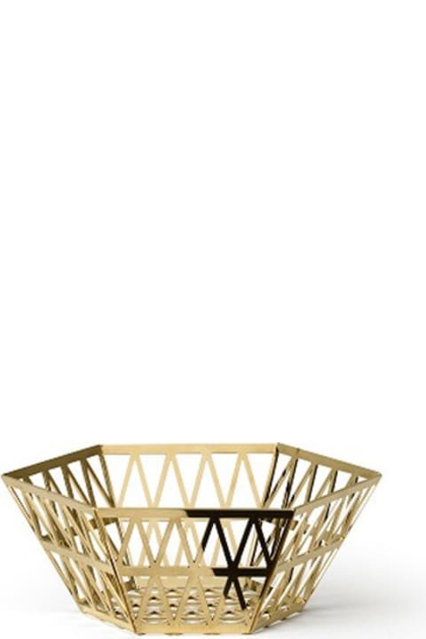 Home Décor Ghidini 1961 Tip Top - Tall Tray Polished Gold