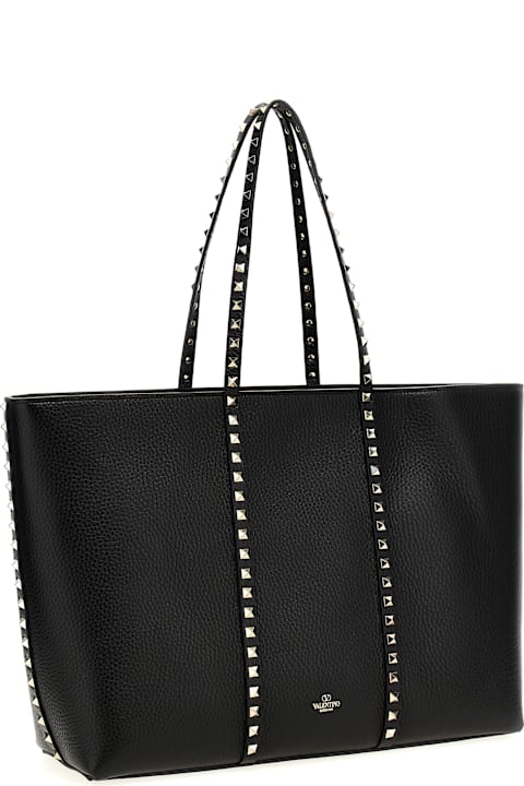 آخر صيحات الموضة من السيدات Valentino Garavani Valentino Garavani 'tote Rockstud' Shopping Bag