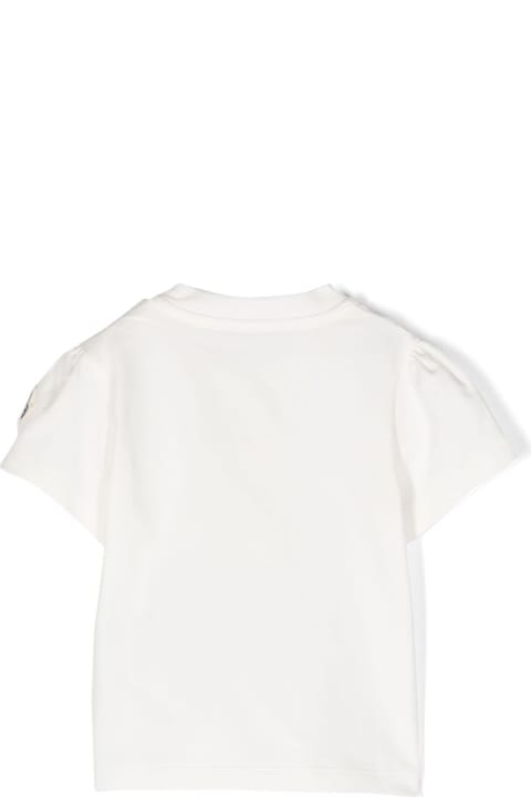 Moncler for Baby Girls Moncler Short Sleeves T-shirt