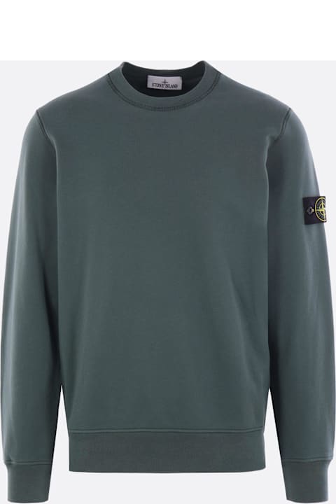 Stone Island Jersey Sweatshirt With Logo Badge
