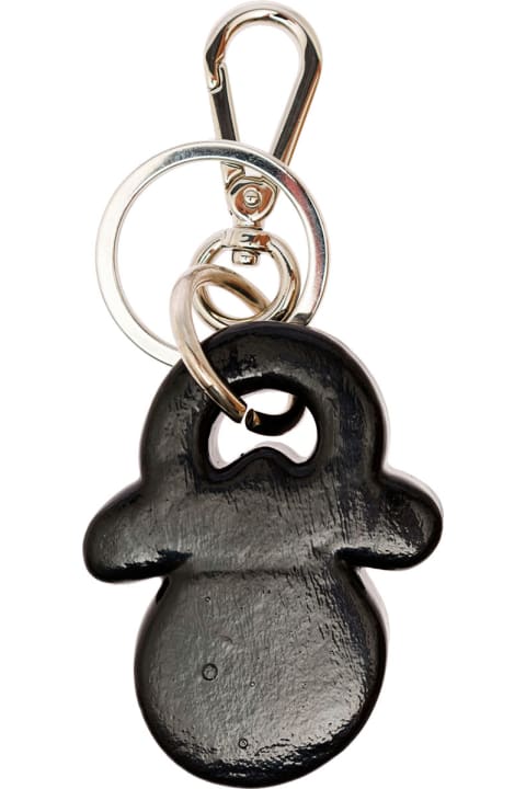 Black Suckme Key Holder In Eva  With Contrasting Details For Bitches Woman