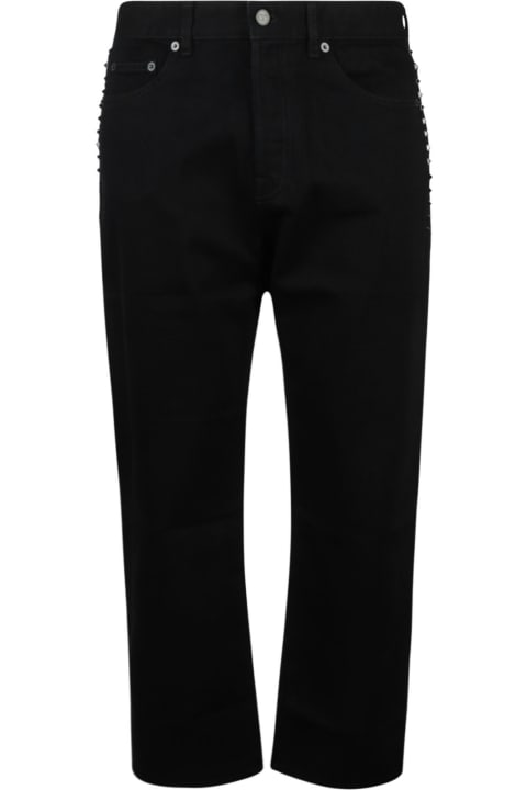 Pants for Men Valentino Side Studded 5 Pockets Jeans