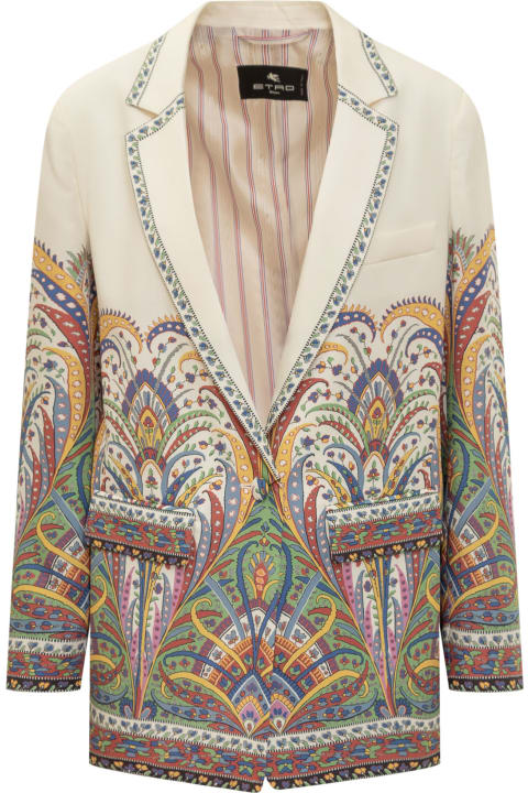 Etro Coats & Jackets for Women Etro Jacket With Abstract Floral Print