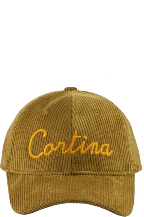 Homeware MC2 Saint Barth Baseball Corduroy Cap With Cortina Embroidery
