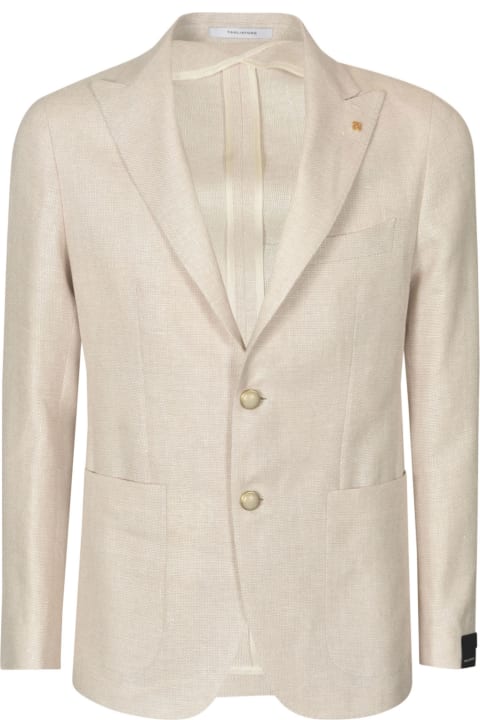 Tagliatore Coats & Jackets for Men Tagliatore Logo Patch Two-button Blazer
