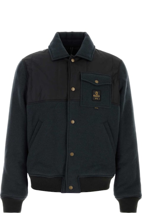 Refrigiwear for Women Refrigiwear Midnight Blue Nylon Dorian Padded Jacket