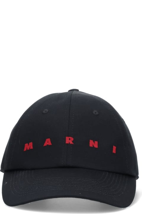 Marni Hats for Men Marni Logo Baseball Cap