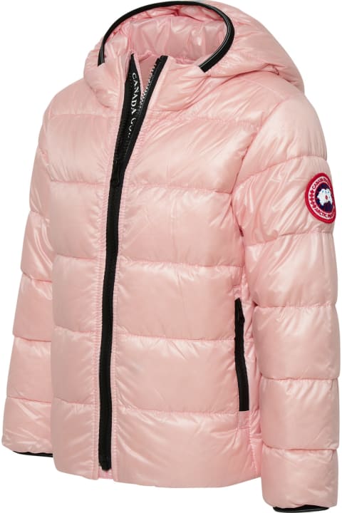 Coats & Jackets for Boys Canada Goose 'crofton' Pink Recycled Nylon Down Jacket