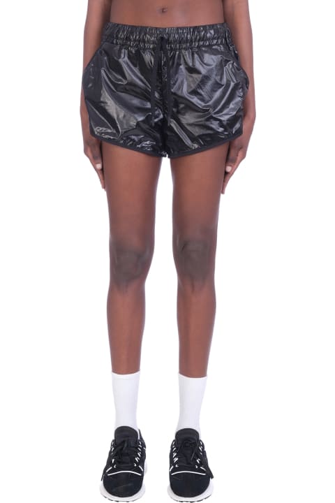 Shorts In Black Synthetic Fibers