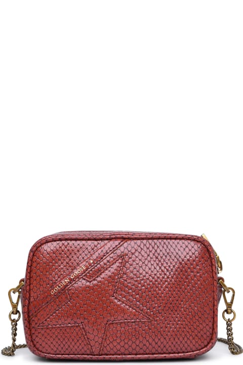 Golden Goose Sale for Women Golden Goose 'star' Mini Bag In Brown Leather