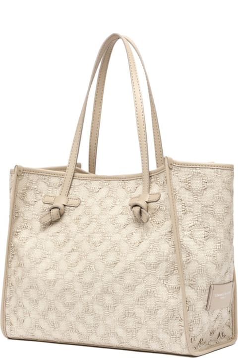 Fashion for Women Gianni Chiarini Marcella Pearl Shopping Bag In Woven Straw