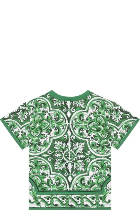 Dolce & Gabbana ملابس علوية لـ رُضع بنات Dolce & Gabbana T-shirt With Logo