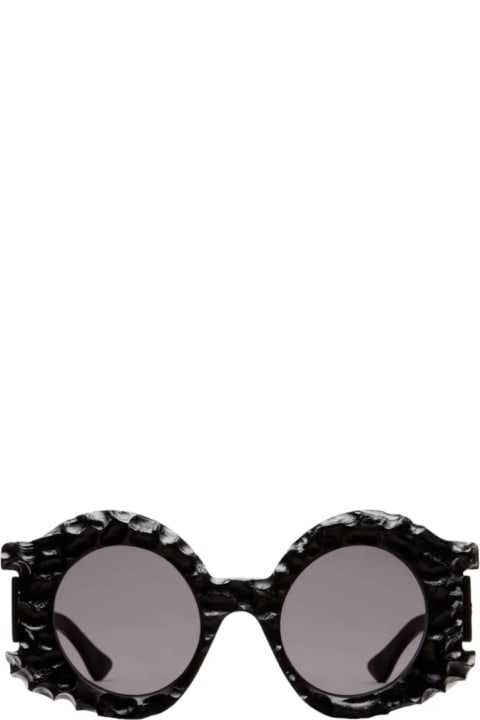 Kuboraum Eyewear for Women Kuboraum Maske R4 - Black Handcraft Finishing Sunglasses