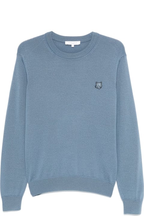 Maison Kitsuné for Kids Maison Kitsuné Bold Fox Head Wool Jumper