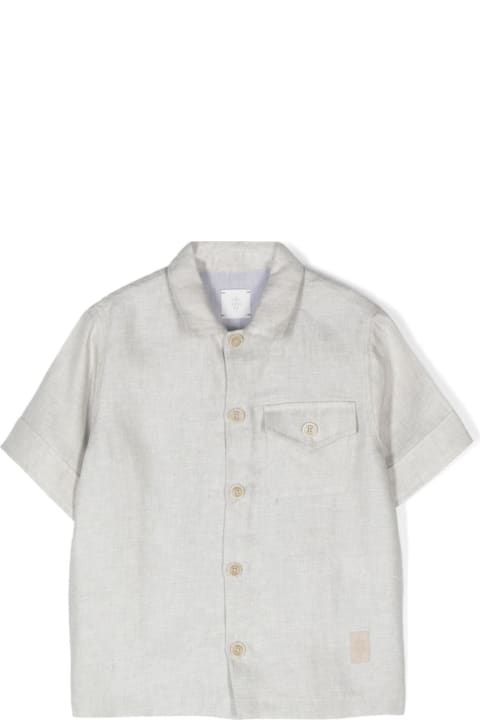 ボーイズ Eleventyのシャツ Eleventy Camicia In Lino