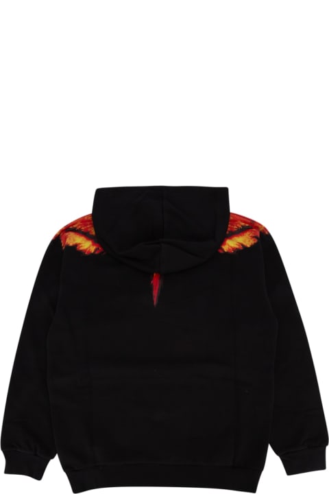 Homeware Marcelo Burlon Colordust Wings Over Hoodie Black Red