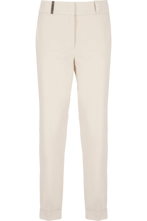 Peserico Pants & Shorts for Women Peserico Cotton Pants