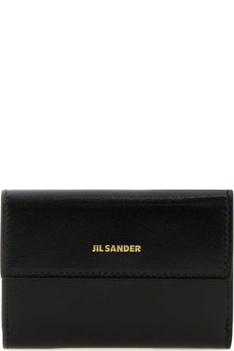 Jil Sander Wallets for Women Jil Sander Black Leather Wallet