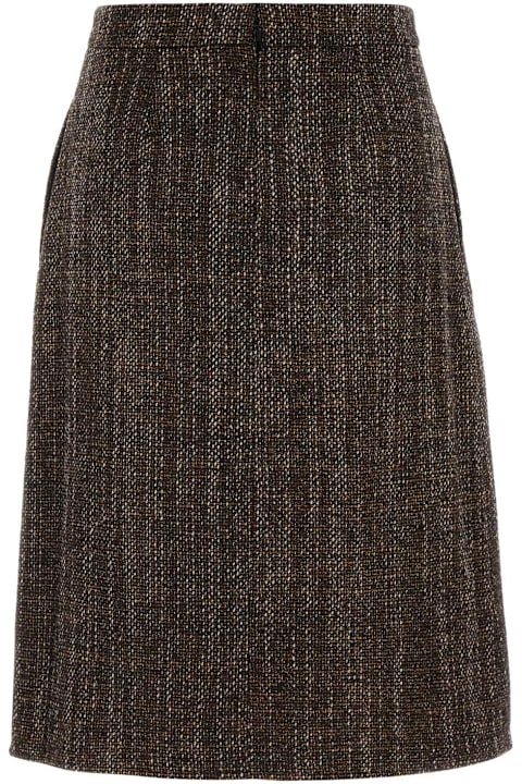 Homeware Fendi Multicolor Tweed Skirt