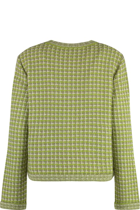 Homeware Tory Burch Kendra Jacquard Knit Cardigan