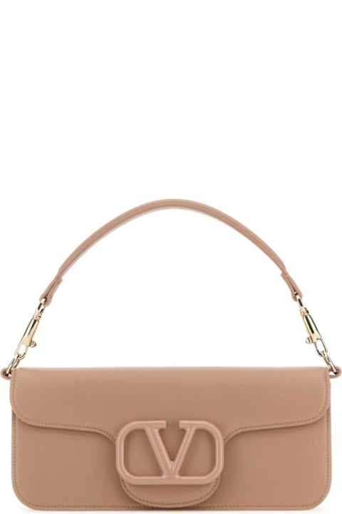 Valentino Garavani Shoulder Bags for Women Valentino Garavani Locò Logo Plaque Shoulder Bag