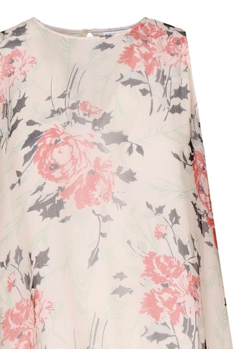 Fashion for Women Loewe Long Silk Dress With Floral Print