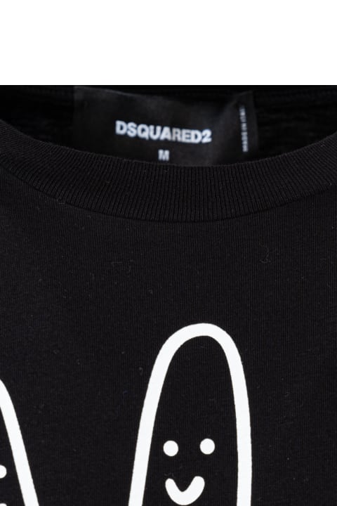 Dsquared2 Topwear for Men Dsquared2 Dsquared2 T-shirts And Polos Black