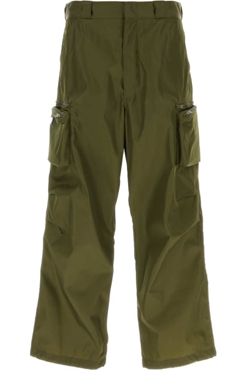 Prada Clothing for Men Prada Army Green Re-nylon Cargo Pant