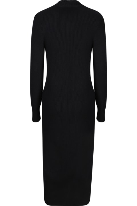 Sacai for Women Sacai Cardigan Black Dress