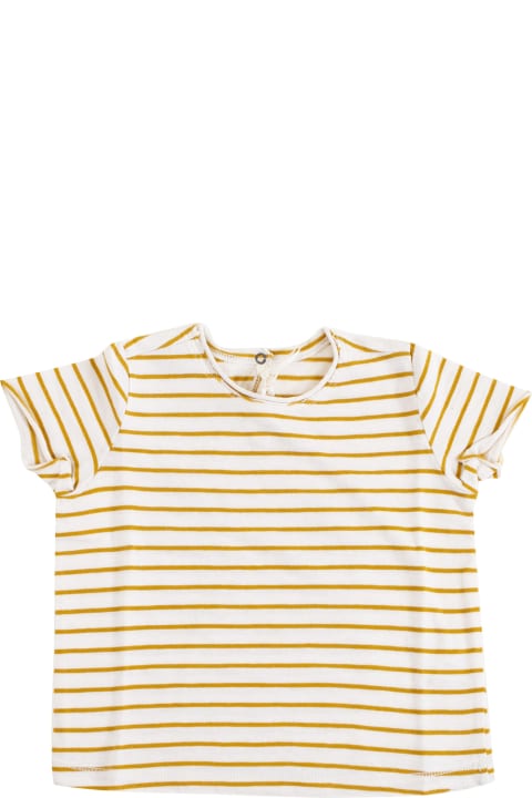 ベビーガールズ Zhoe & TobiahのTシャツ＆ポロシャツ Zhoe & Tobiah Striped Baby Shirt