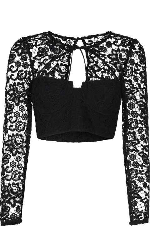 Fashion for Women self-portrait Cropped Lace Top
