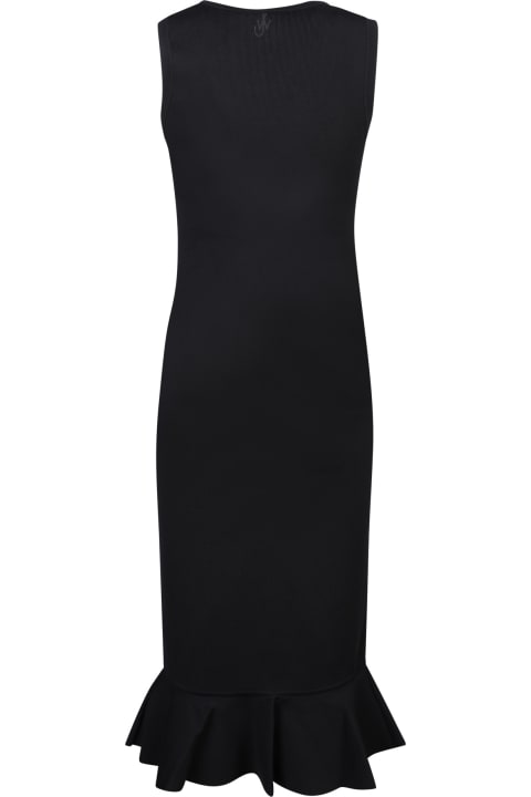 Fashion for Women J.W. Anderson Ruffle Black Dress