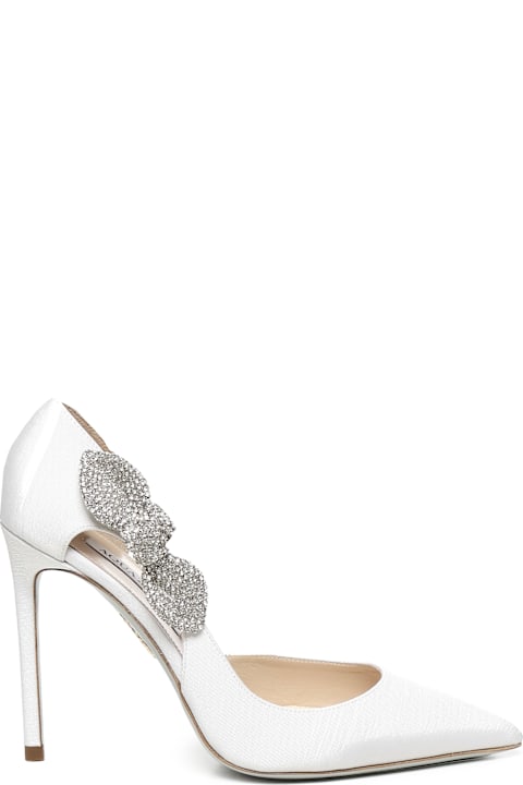 Aquazzura Shoes for Women Aquazzura Pumps Very Bow Tie Crystal