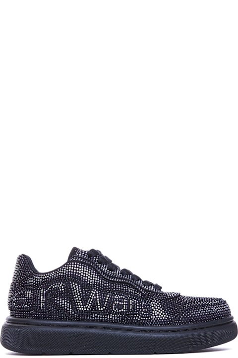 Alexander Wang for Women Alexander Wang Logo Sneakers With Rhinestones