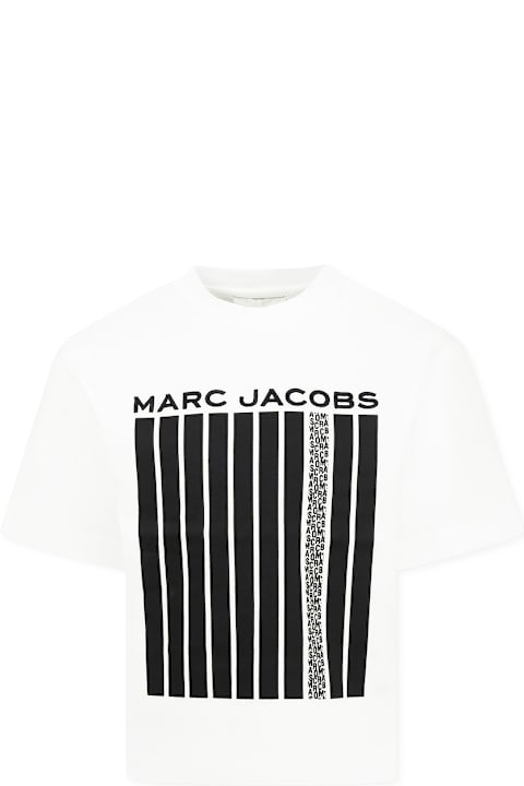 Homeware Marc Jacobs White T-shirt For Boy With Logo